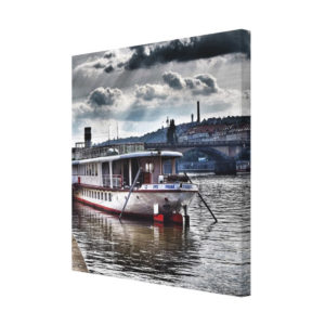 Souvenirs from Prague Boat on the river in Prague photo 1
